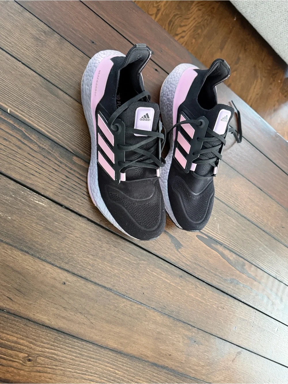 Adidas Ultra Boost Women’s Size 11 Sneakers Black And Purple